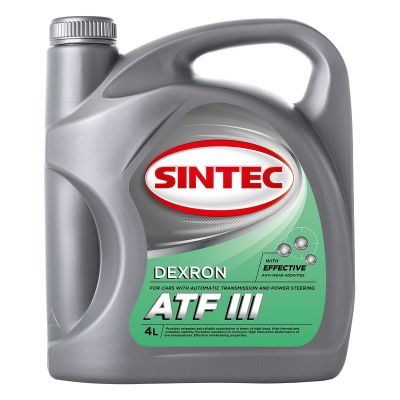 Масло SINTEC ATF III Dexron   4 л  минер.трансм.