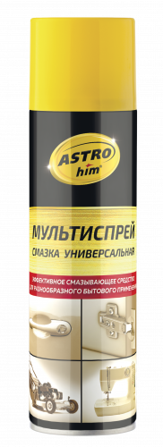 Смазка универсальная  335 мл ASTROhim  прозрачная, аэрозоль