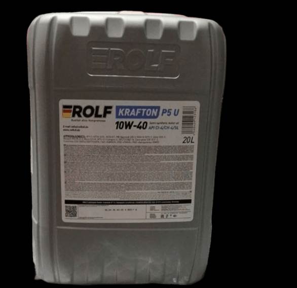 Масло ROLF KRAFTON P5 U 10W40 ( 20 л) п/синт (пластик.канистра)