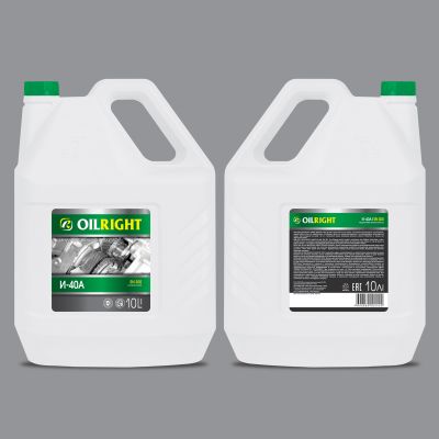Масло OILRIGHT И-40А  10л минер.