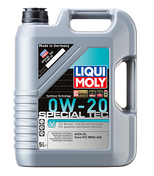 Масло LIQUI MOLY Special Tec V  0W20 SN/C5 (5 л) синт.