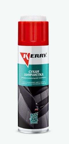 Химчистка салона   650 мл KERRY аэрозоль ,с щеткой