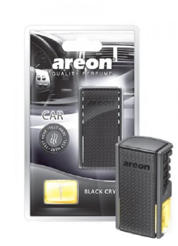 Освежитель воздуха 'AREON' CAR box Black Cristal/Черный кристалл, на дефлектор, блистер