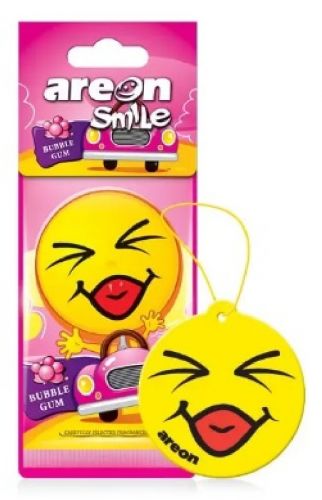 Освежитель воздуха 'AREON' SMILE RING Bubble Gum/Бабл Гам, подвесная, картон