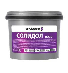 Солидол PILOTS жировой 5 кг ведро