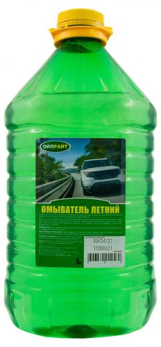 Жидкость стеклоомывателя летняя 5 л OILRIGHT  Лето