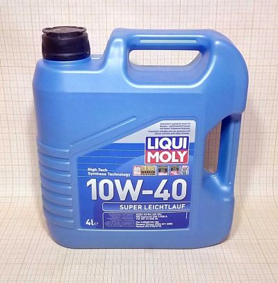 Масло LIQUI MOLY Super Leichtlauf 10W40 SN A3/B4 (4 л) синт.