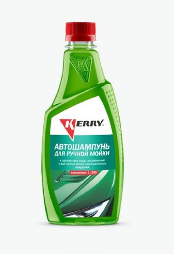 Автошампунь   500 мл  KERRY для ручной мойки (концентрат)