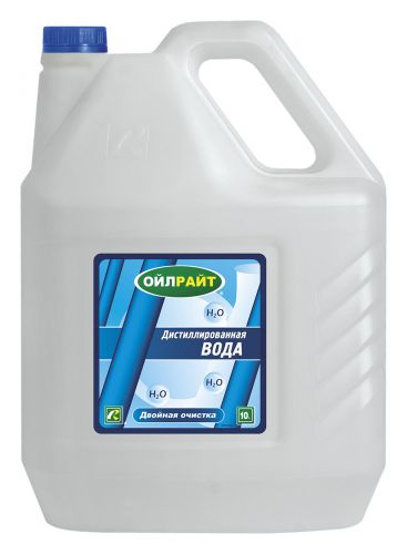 Вода дистиллированная  10 л OILRIGHT