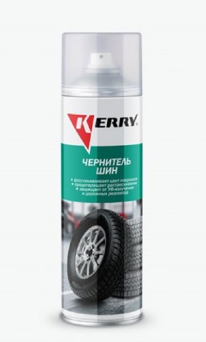 Чернитель покрышек  650 мл KERRY аэрозоль