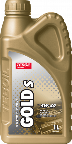 Масло TEBOIL Gold S 5W40 SN/CF, A3/B4    1 л синт.