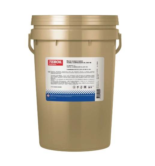 Масло TEBOIL Compressor Oil SHV 46   20 л синт.
