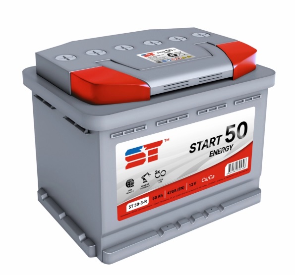 Аккумулятор 6СТ - 50 о.п. ST Start  207 х 175 х 175 пуск.ток 470, кубик