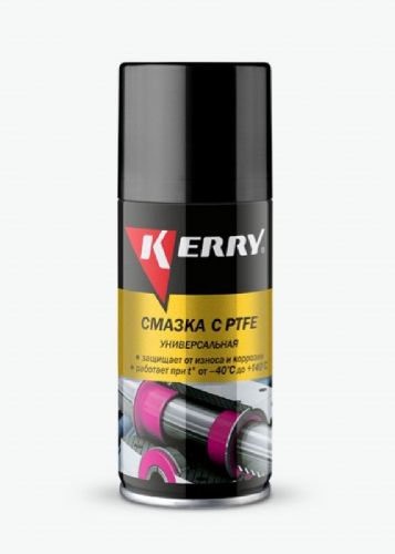 Смазка тефлоновая  210 мл KERRY  аэрозоль, с PTFE