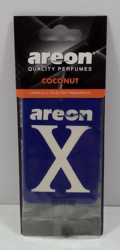 Освежитель воздуха 'AREON'  X-VERSION BLUE - Coconut/Кокос, подсвесной картон