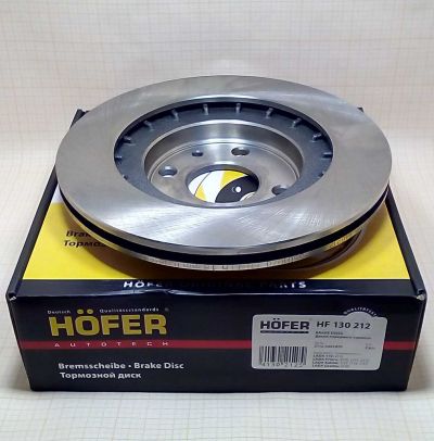 Диск тормозной ВАЗ-2112 R14 'HOFER' вентилир. к-т 2 шт.