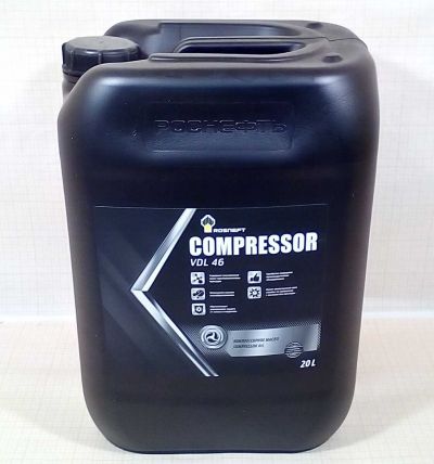 Масло Роснефть Compressor VDL 46 ( 20 л) минер.(РНПК)