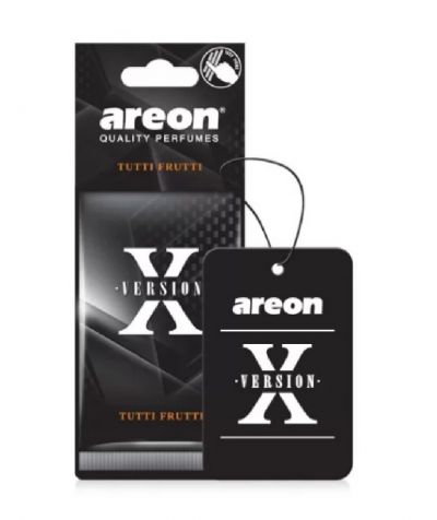 Освежитель воздуха 'AREON'  X-VERSION Tutti Frutti/Тутти-Фрутти, подвесной картон