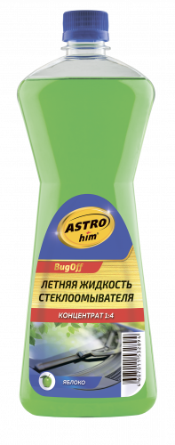 Жидкость стеклоомывателя летняя 1 л  ASTROhim концентрат 1:4