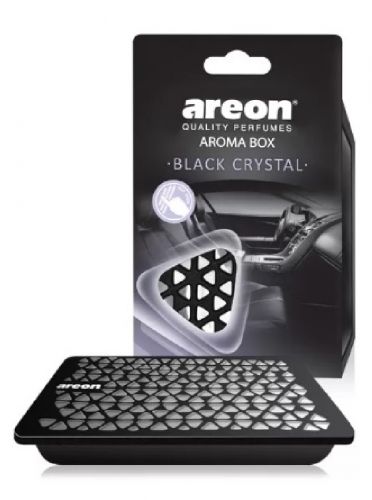 Освежитель воздуха 'AREON' AROMA BOX Black Cristal/Черный кристалл, под сидение