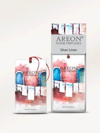 Освежитель воздуха AREON 'HOME PERFUMES SACHET' Silver Linen/Серебряный лен саше-гранулы