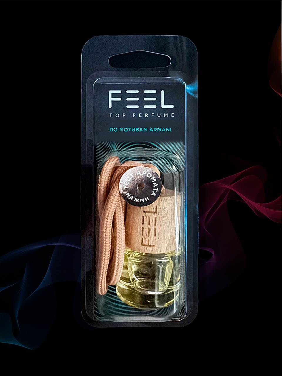 Освежитель воздуха 'FEEL' TOP PERFUME по мотивам ARMANI (блистер с тестером аромата)