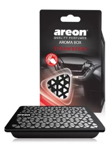 Освежитель воздуха 'AREON' AROMA BOX Strawberry/Клубника, под сидение