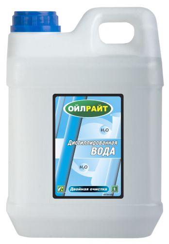 Вода дистиллированная   2 л OILRIGHT
