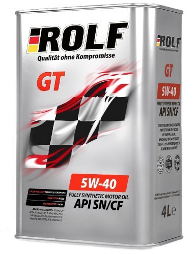 Масло ROLF GT 5W40 SN/CF  ( 4 л) синт.