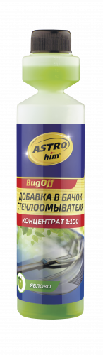 Жидкость стеклоомывателя летняя  250 мл ASTROhim концентрат 1:100