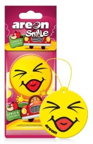 Освежитель воздуха 'AREON' SMILE RING Apple & Cinnamon/Яблоко и корица, подвесная, картон