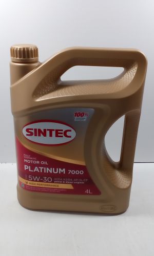 Масло SINTEC PLATINUM 7000  5W30  A3/B4  4 л  синт.