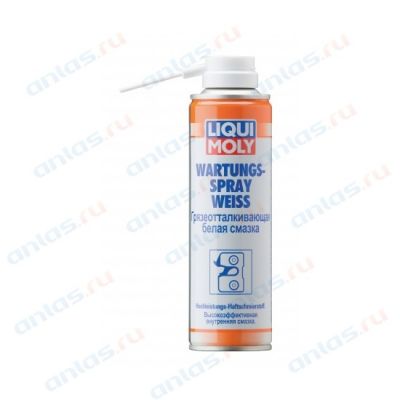 Смазка грязеотталкивающая 250 мл LIQUI MOLY Wartungs-Spray weiss  белая
