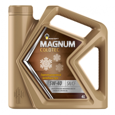 Масло Роснефть Magnum Coldtec 5W40 SN/CF (4 л) синт