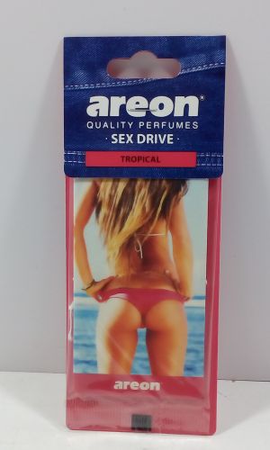 Освежитель воздуха 'AREON' SEX DRIVE Tropical/Тропический, подвесной картон АКЦИЯ