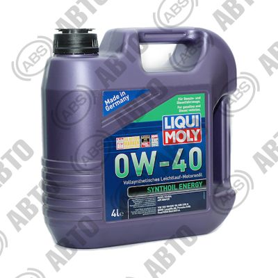 Масло LIQUI MOLY Synthoil Energy 0W40 A3/B4 (4 л) синт.