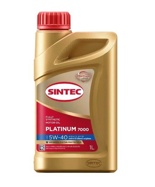Масло SINTEC PLATINUM 7000  5W40 SP, C3   1 л синт.