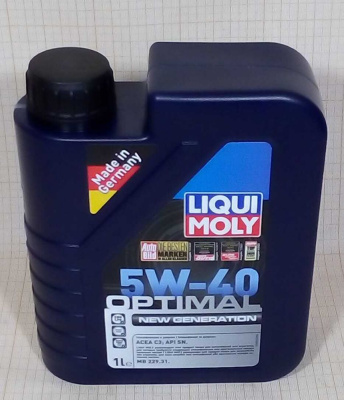 Масло LIQUI MOLY Optimal New Generation 5W40 SN/C3 (1 л) синт.
