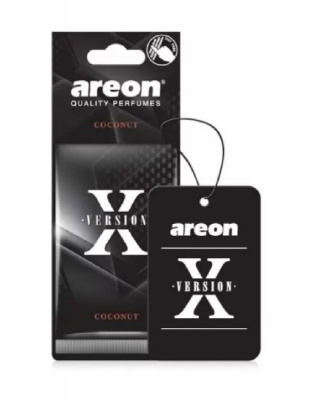 Освежитель воздуха 'AREON'  X-VERSION Cocont/Кокос, подвесной картон
