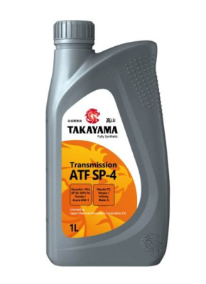 Масло TAKAYAMA  Transmission ATF SP-4 1 л пластик