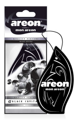Освежитель воздуха 'AREON' MON AREON  Black Crystal/Черный кристал, подвесной картон