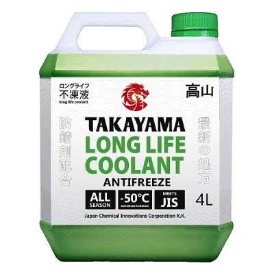 Антифриз TAKAYAMA Long Life Coolant -50  4 л,  зеленый