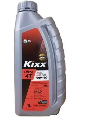 Масло KIXX 4T ULTRA 10W40 SL/MA2  1л  п/синт.