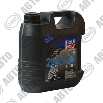 Масло LIQUI MOLY 4T 20W50 Racing SG/SJ/SL/SN Plus MA2 (4 л) минер. для мотоциклов