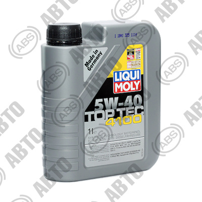 Масло LIQUI MOLY Top Tec 4100 5W40 A3/B4/C3 (1 л) синт.