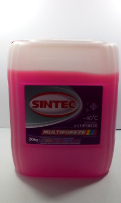 Антифриз SINTEC MULTI FREEZE  ALL  20 кг фиолетовый универсальный