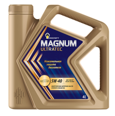 Масло Роснефть Magnum Ultratec 5W40 SN/CF ( 4 л) синт (РНПК / АНХК 8727)
