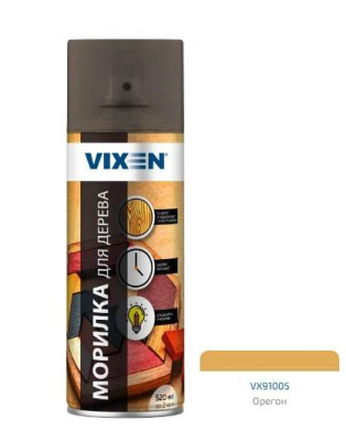 Морилка для дерева 520 мл аэрозоль VIXEN орегон, аэрозоль