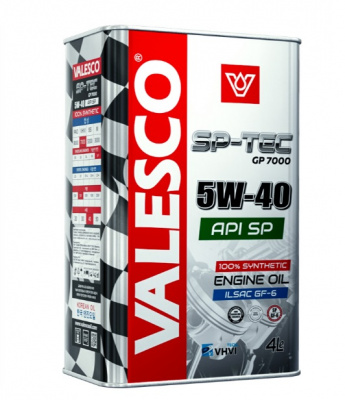 Масло VALESCO SP-TEC GP 7000 5W40 SP   4 л синт.