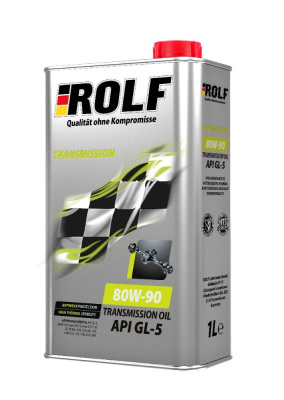 Масло ROLF Transmission 80W90 GL-5  (1 л) минер.трансм.